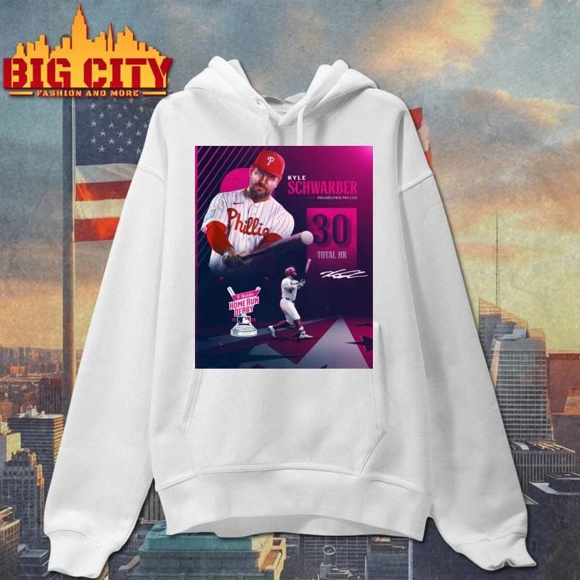 Kyle Schwarber 30 Total HR Philadelphia Phillies T Mobile Home Run Derby 2026 Baseball T Shirt
