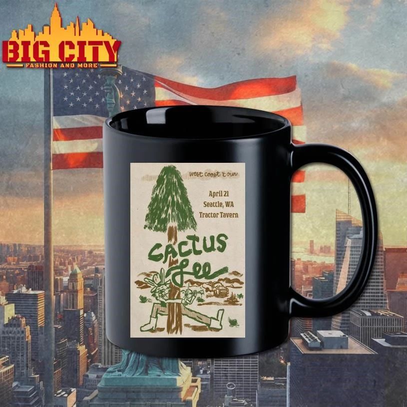 Cactus Lee 4-21-2026 Seattle WA Poster Shirt