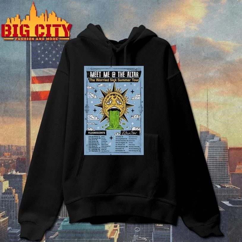 Meet Me @ The Altar The Worried Sick Summer Tour 2026 Poster Shirt
