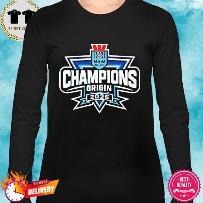 New South Wales Blues 2026 State Of Origin Champions Shirt
