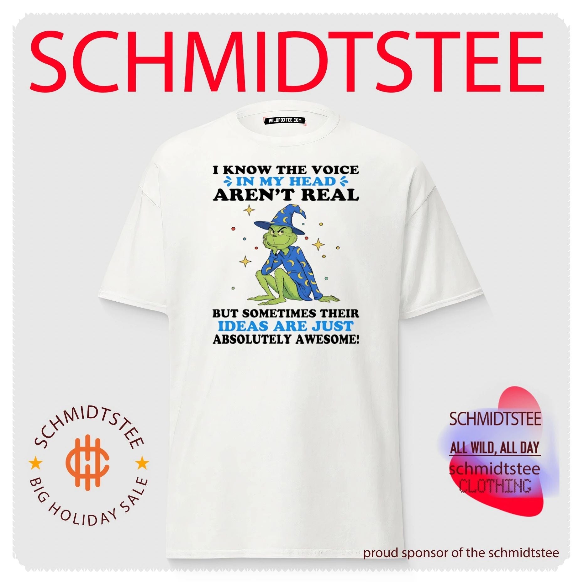 The Grinch I Know the Voice in My Head Aren’t Real Quote shirt