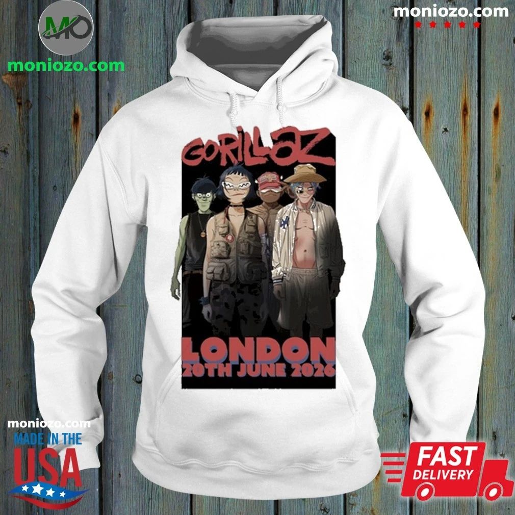 GORILLAZ Tottenham 20th June 2026 Event T-Shirt