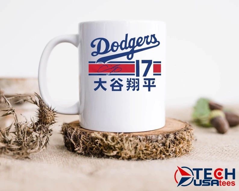 Los Angeles Dodgers Shohei Ohtani No. 7 Japanese signature shirt