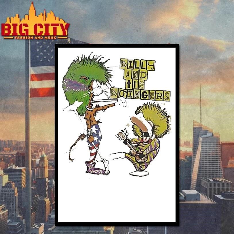 Billy The Boingers Band Bloom County Comic Shirt