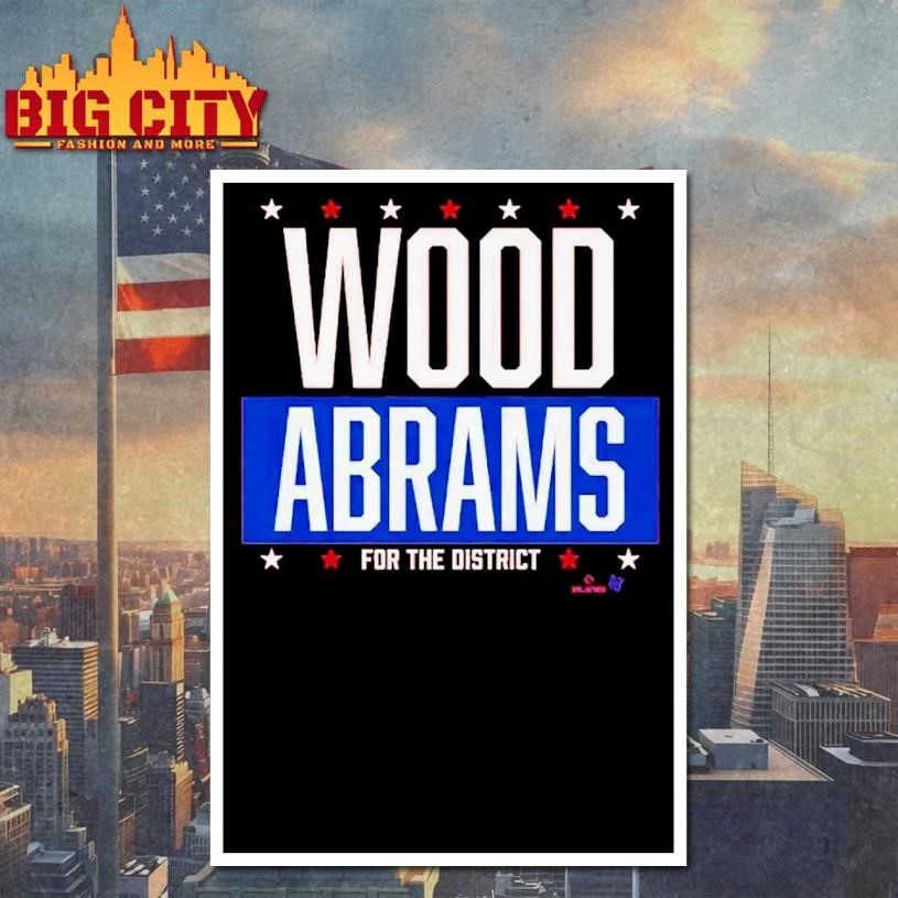 Wood-Abrams For The District DC Baseball stars shirt