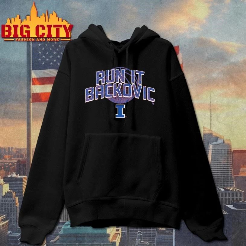 Illinois Basketball Run It Backovic Shirt