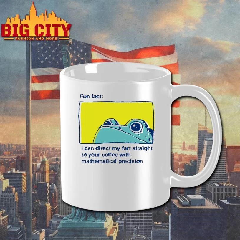 Funny Frog I Can Direct My Fart Straight To Your Coffee Meme Shirt