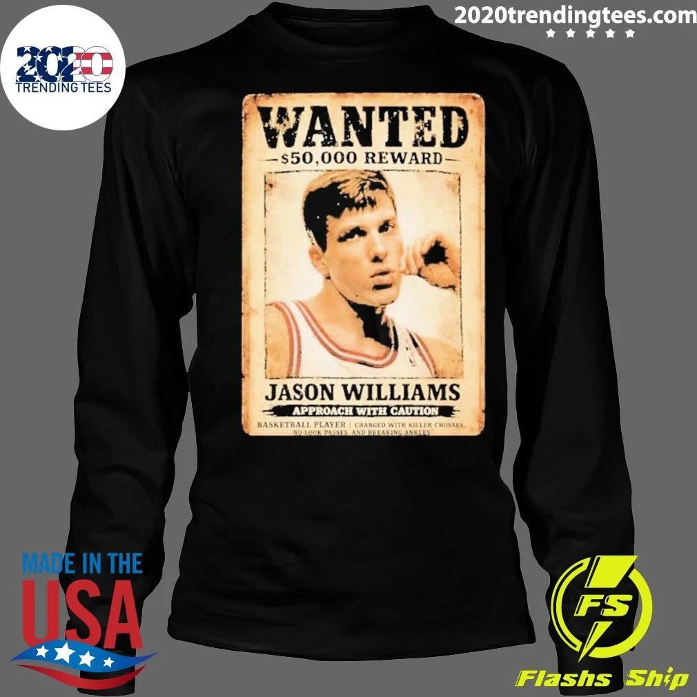 Jason Williams Approach with Caution Wanted 50.000 Reward Shirt