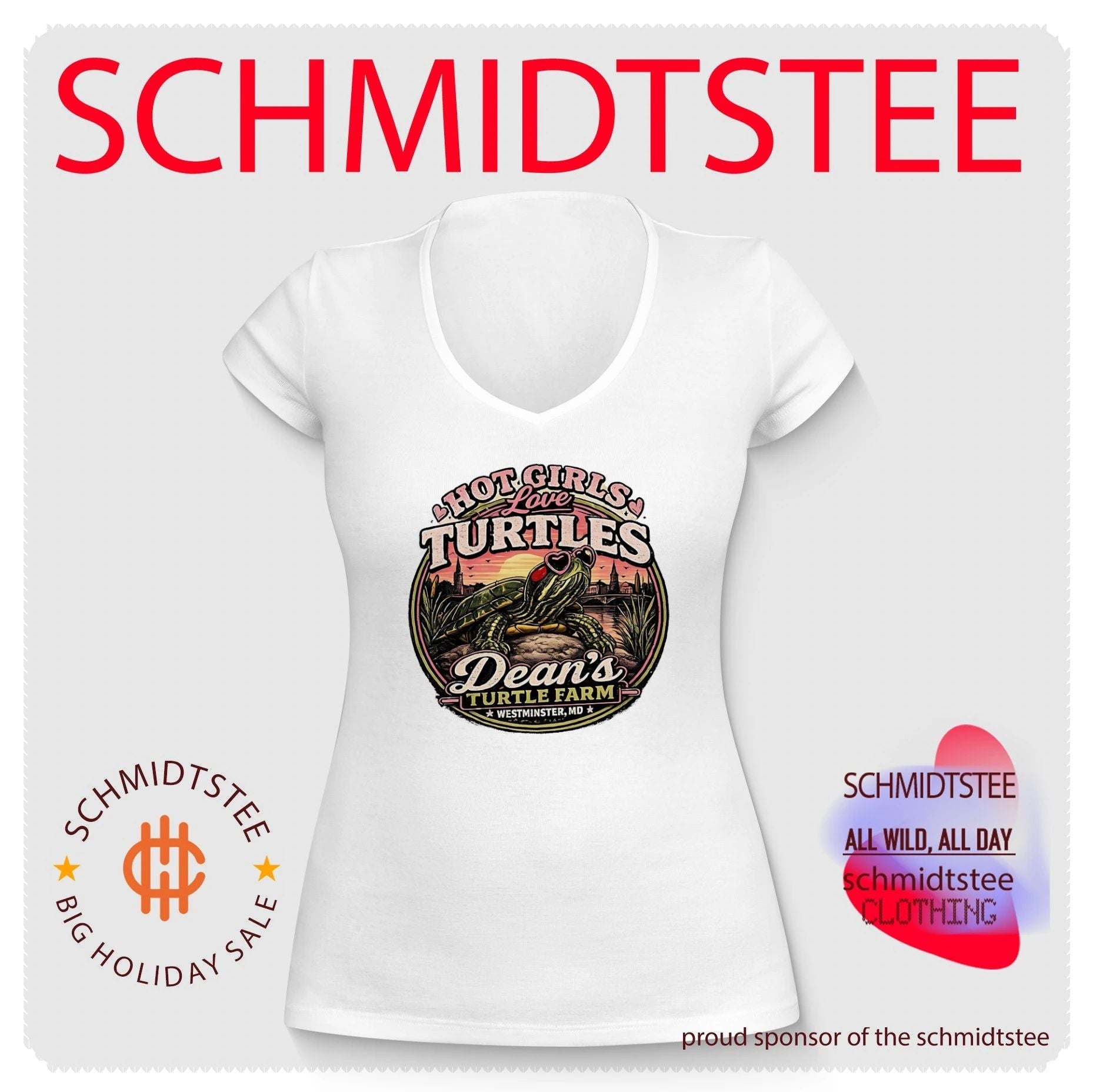 girls love turtles Dean’s turtle farm vintage shirt