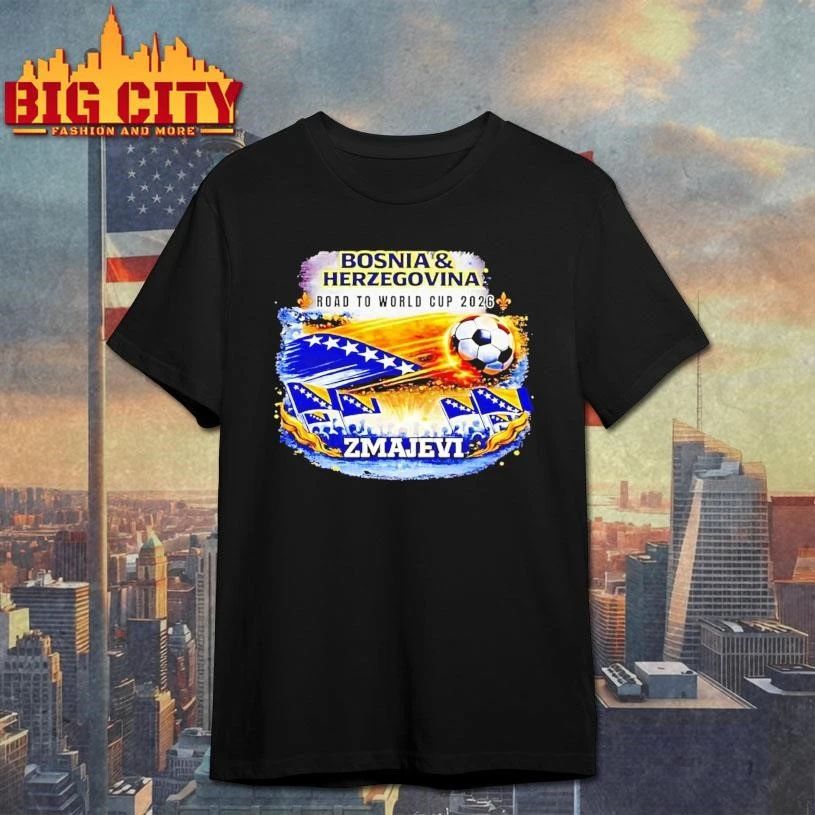 Bosnia And Herzegovina Road To World Cup 2026 Zmajevi Graphic Shirt