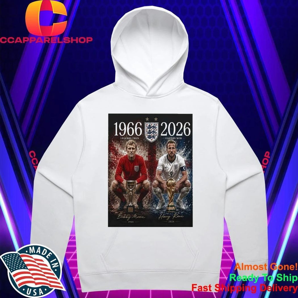 England 1966 2026 60th Anniversary Bobby Charlton Harry Kane World Cup Tribute Shirt