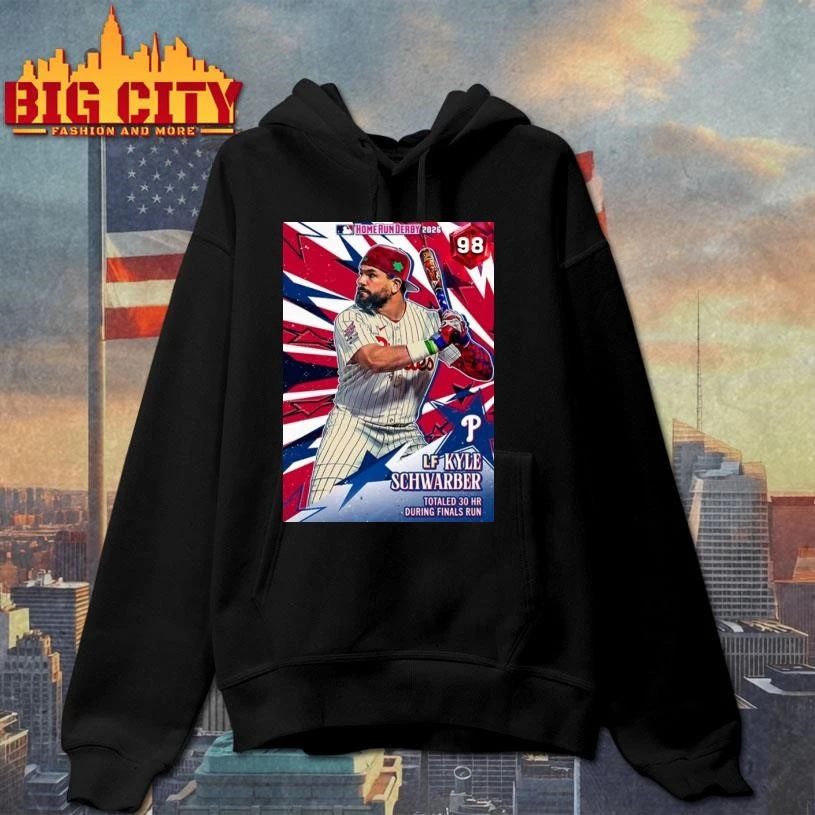 Philadelphia Phillies Kyle Schwarber LF Home Run Derby 2026 Baseball Fan Shirt