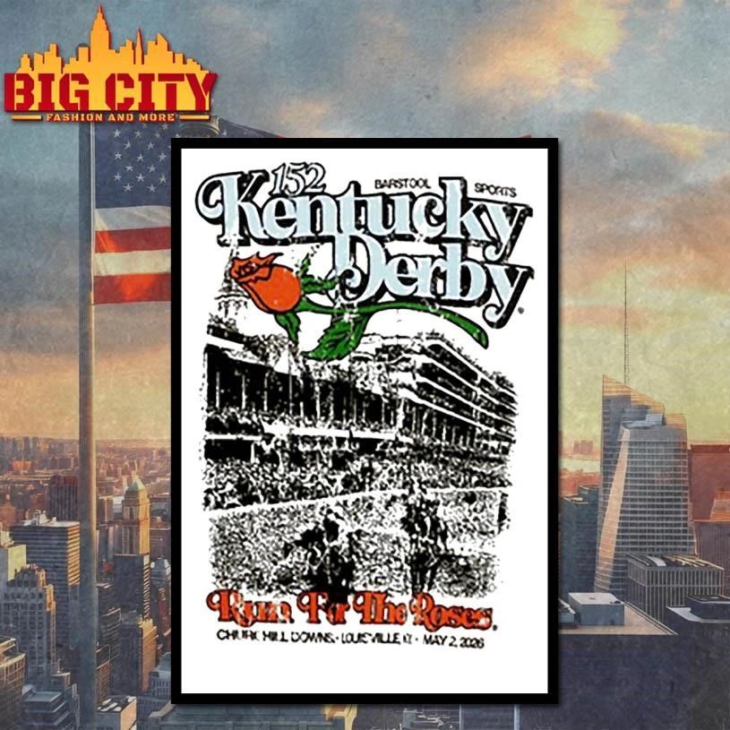Kentucky Derby x Barstool Sports Run for the Roses 2026 Shirt