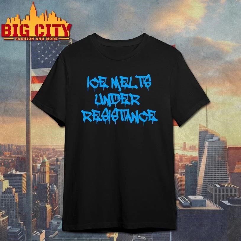 Ice melts under resistance shirt