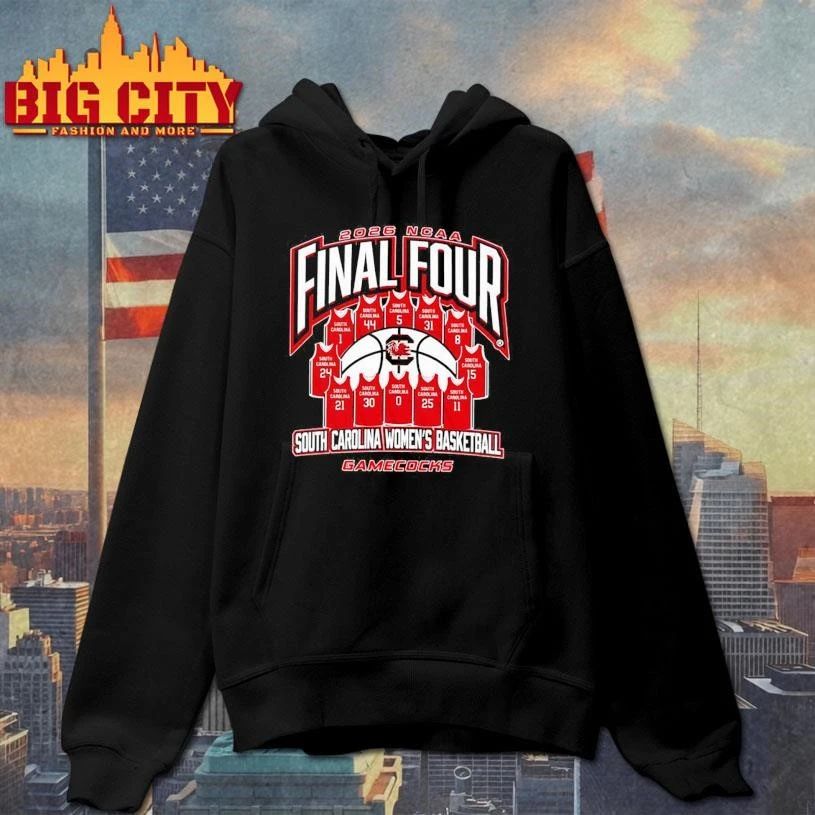South Carolina Gamecocks Women’s Basketball jerseys NCAA Final Four 2026 Shirt