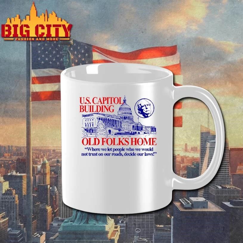 US Capitol Building Old Folks Home Mitch McConnell Funny Political Meme Shirt
