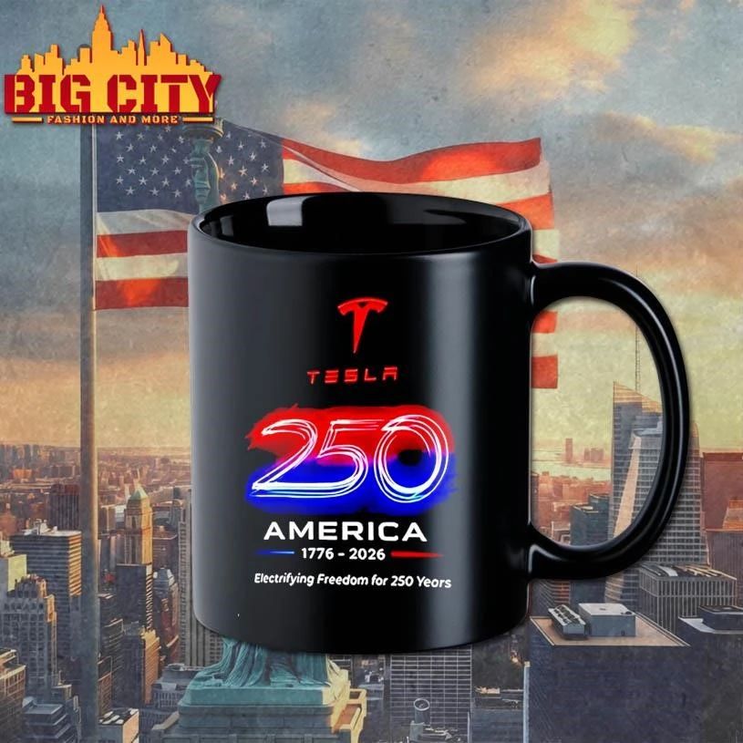 Tesla America 250 1776 2026 Electrifying Freedom For 250 Years Shirt