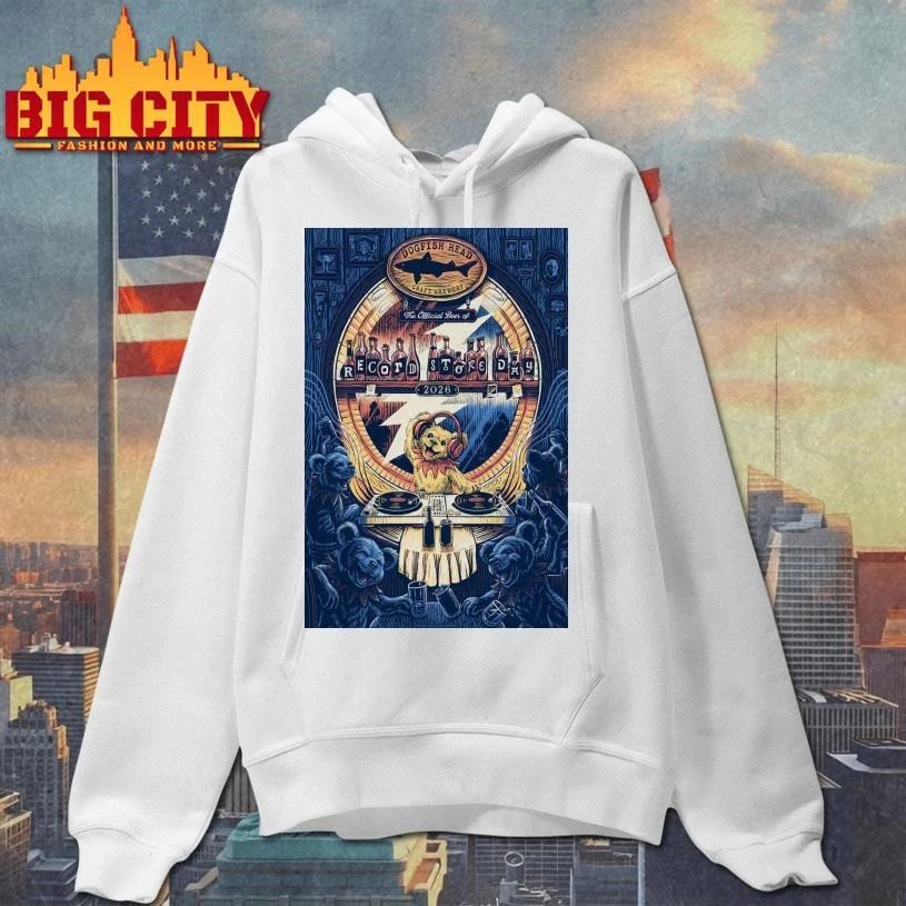 Dogfish Head and Grateful Dead 2026 Record Store Day Poster Shirt
