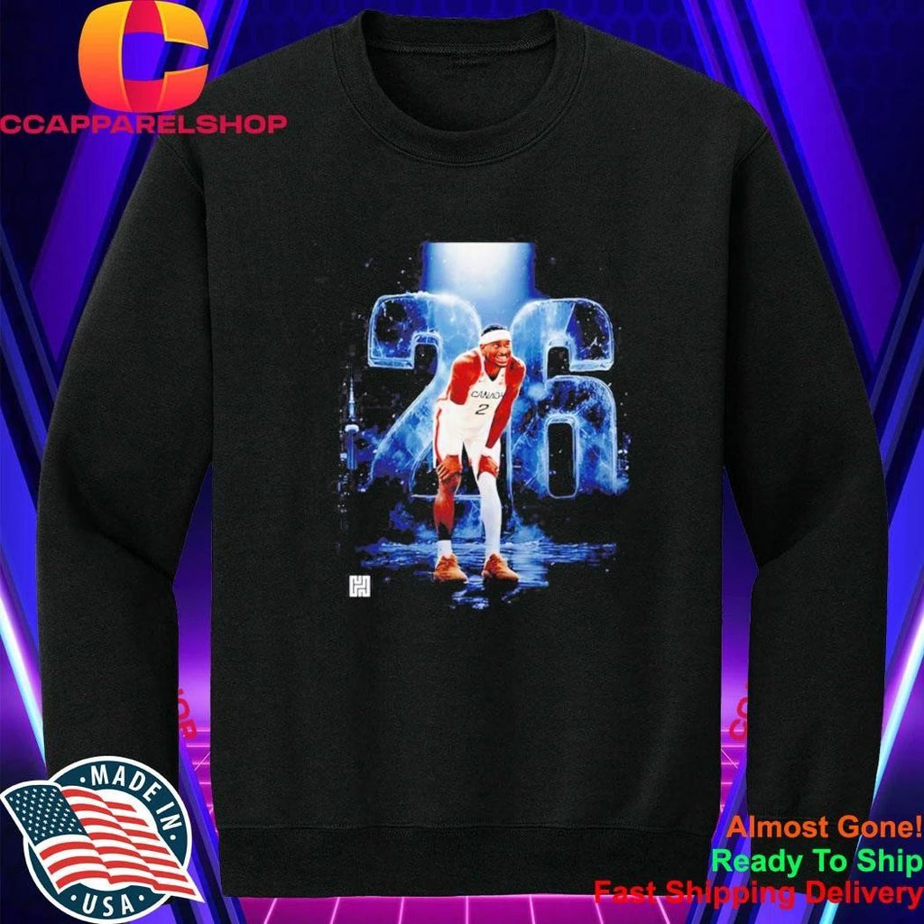 Shai Gilgeous-Alexander Canada Basketball 2026 Poster Shirt