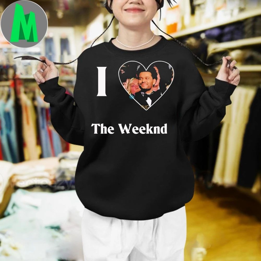 Original I Love The Weeknd Vintage Heart Photo Shirt