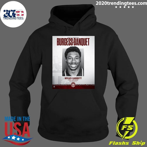 48th Annual Burgess Banquet Myles Garrett Hall Of Fame 18 Football Shirt