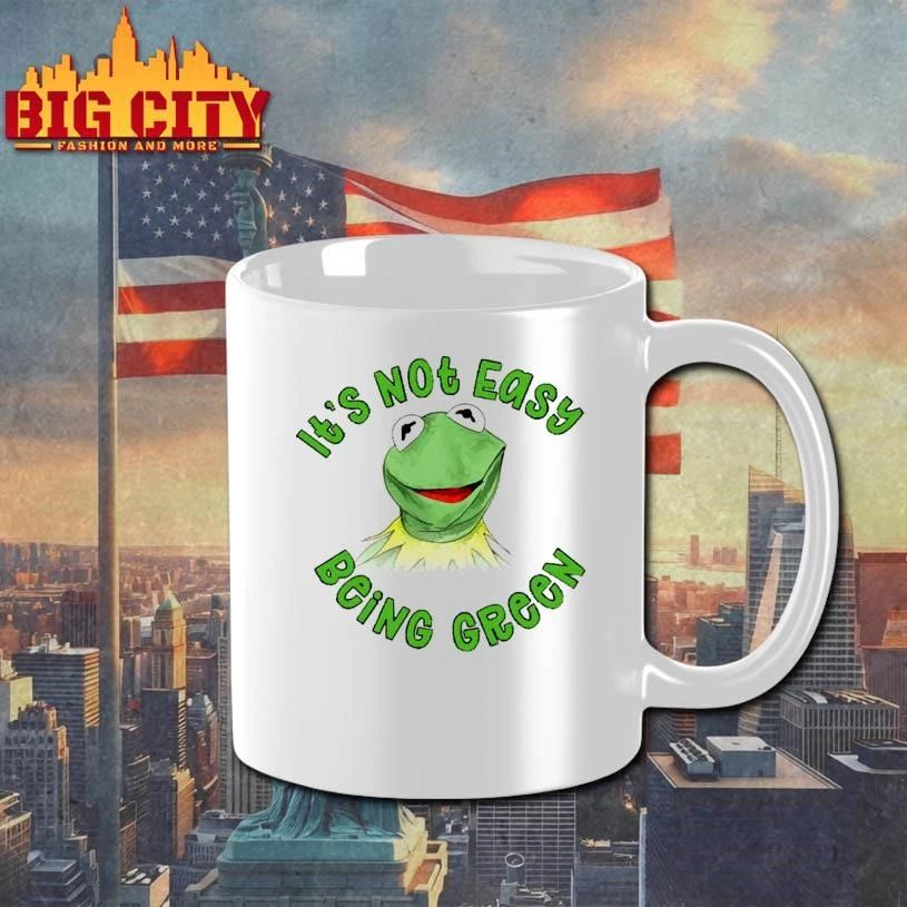 Kermit the Frog Its Not Easy Being Green Funny Meme shirt