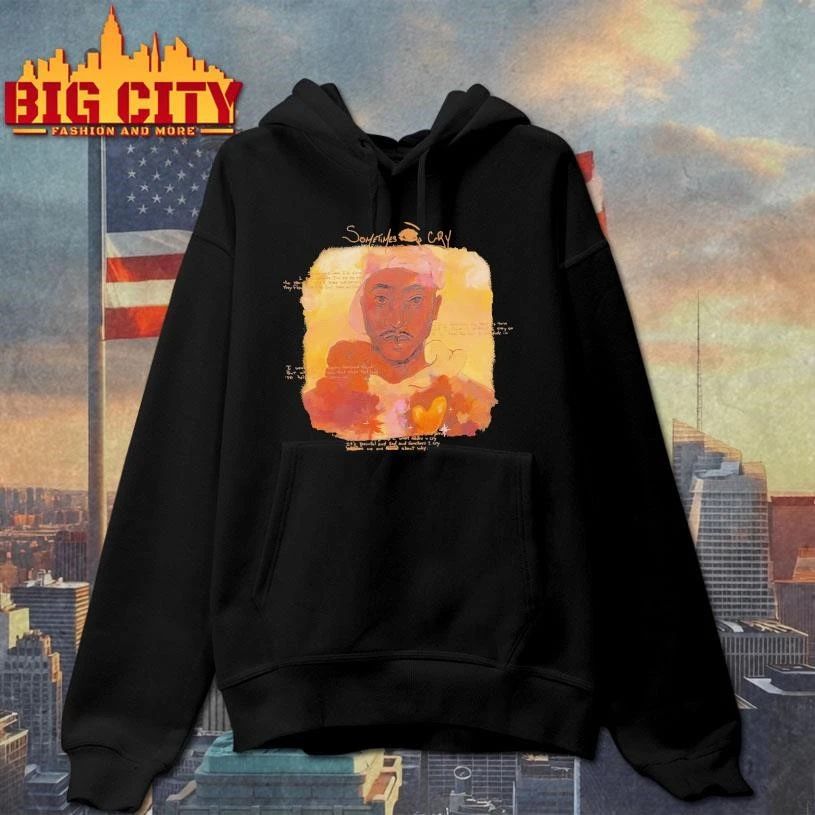 2Pac Sometimes Cry Brown Graphic Shirt