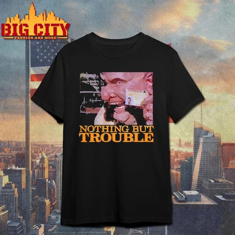 Nothing But Trouble movie JP Valkenheiser drivers license shirt