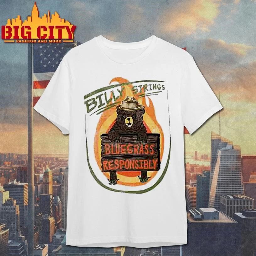 Limited Edition Billy Strings Band Bluegrass Responsibly Shirt