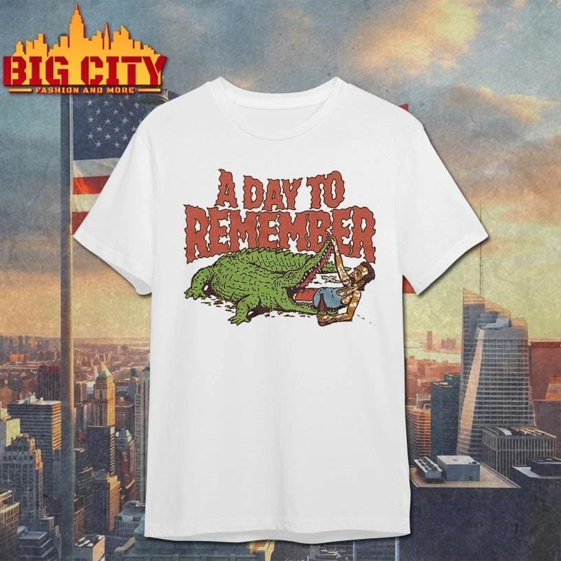 A Day To Remember 2026 Australia And New Zealand Tour Merch Crocodile Art Shirt