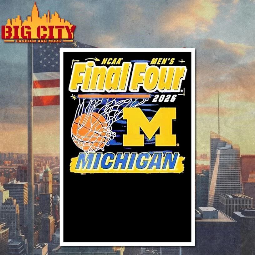 Michigan Wolverines Hockey 2026 NCAA Men’s Frozen Four Shirt