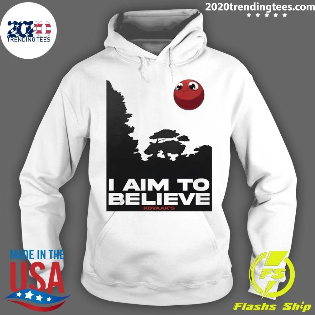Kovaak’s I Aim to Believe Red Ball Tee Shirt