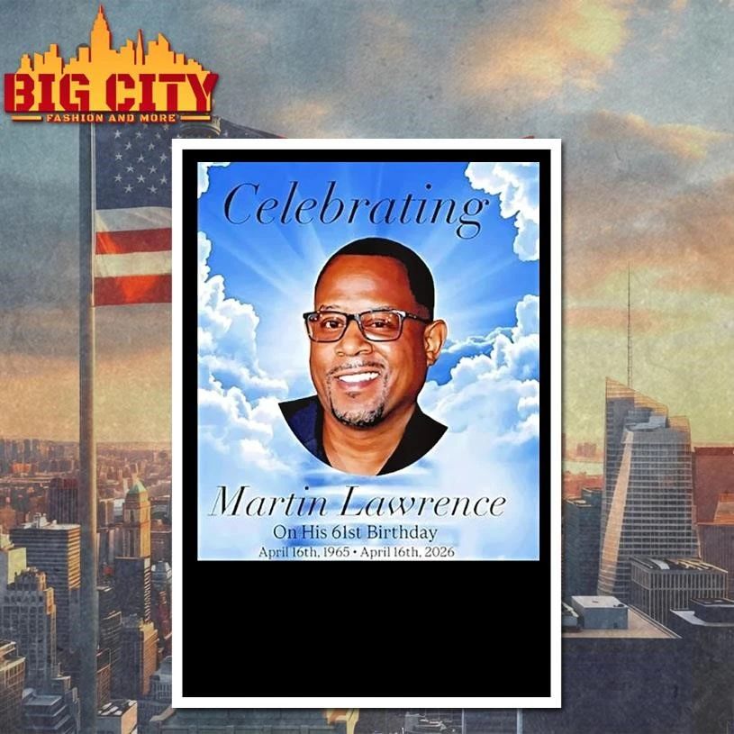 Celebrating Martin Lawrence 61st Birthday 1965 2026 Shirt