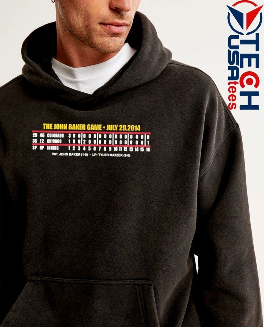 The John Baker Game July 29 2014 shirt