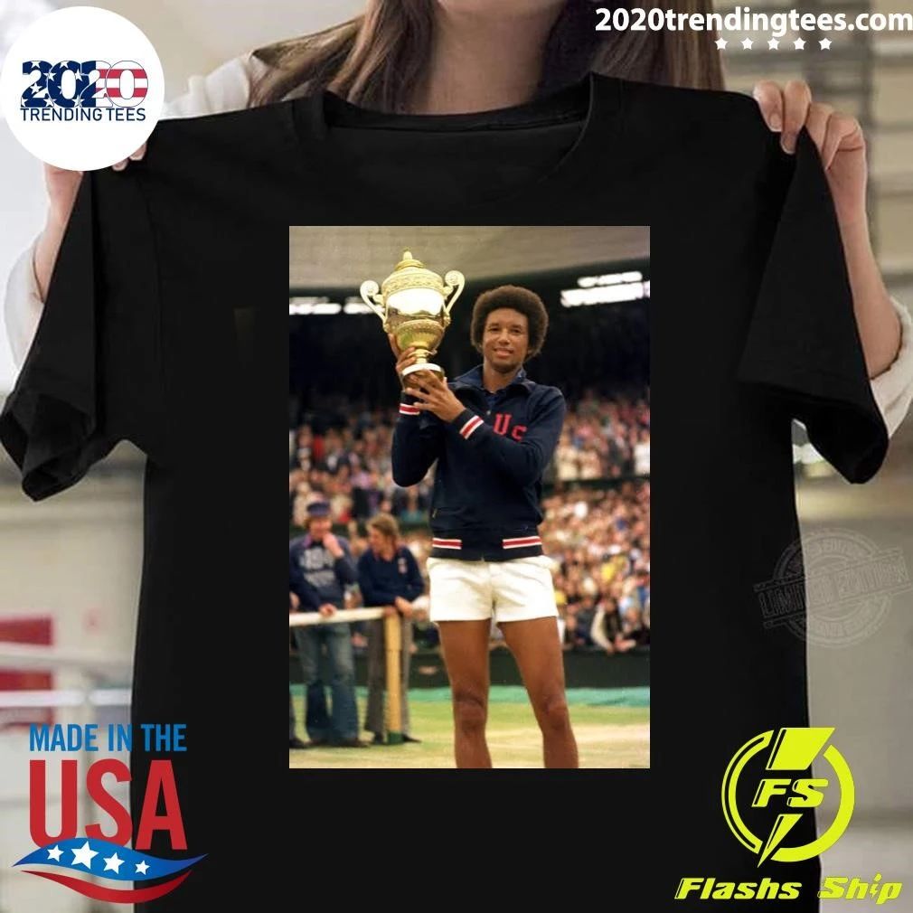 Arthur Ashe, The First Black Man To Win Wimbledon Shirt