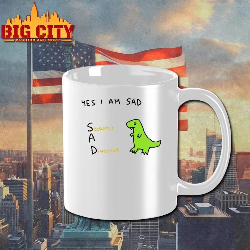Yes I Am Sad Secretly A Dinosaur Funny Acronym Dinosaur Meme Shirt