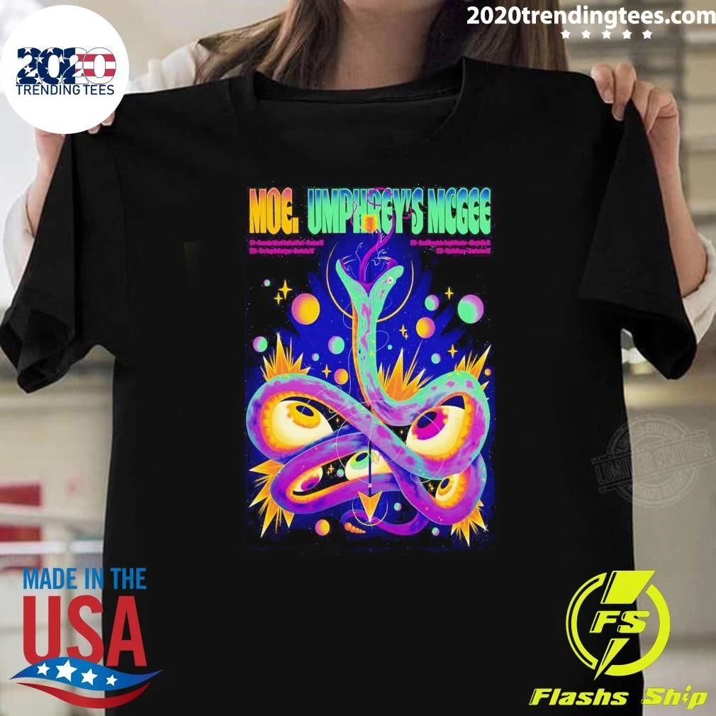 Moe. And Umphrey’s McGee July 2026 Tour Shirt
