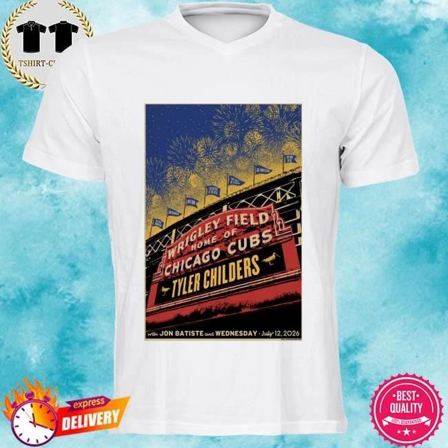 Tyler Childers at Wrigley Field Chicago 07 12 2026 Poster Shirt