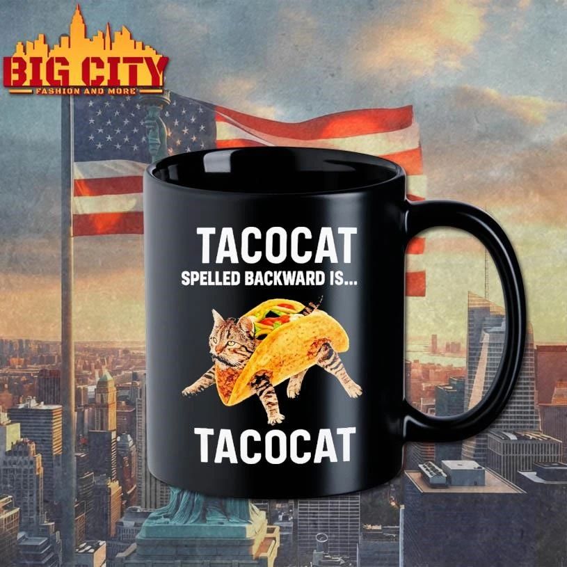 Tacocat Spelled Backward is Tacocat Funny Shirt