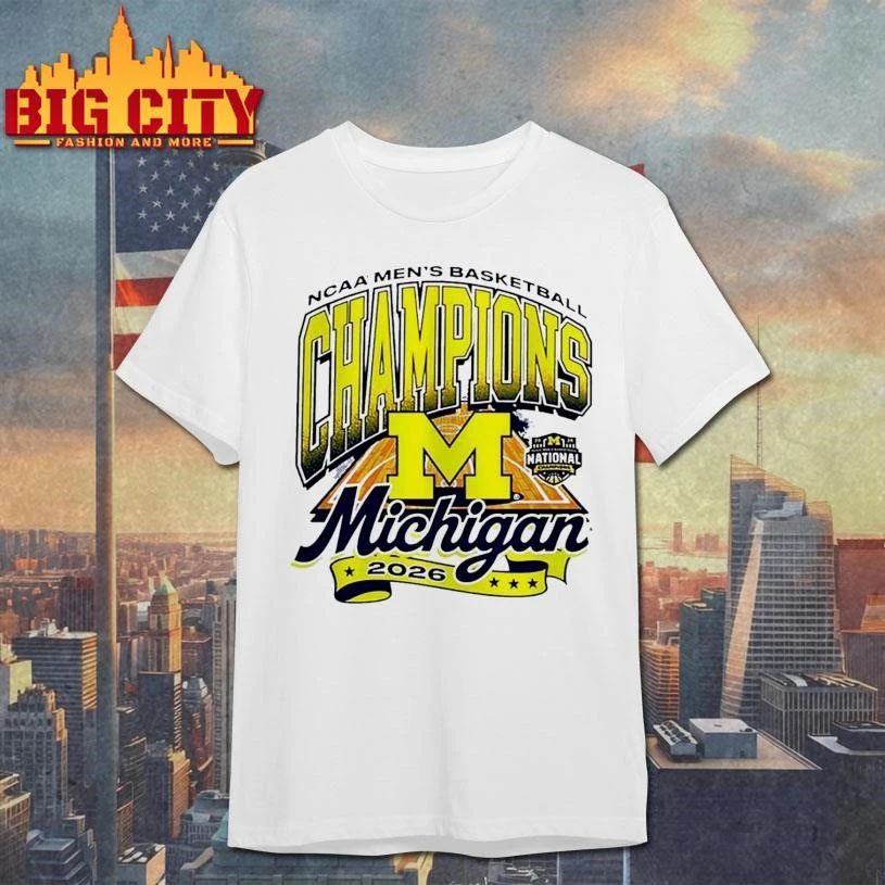 Michigan Wolverines 2026 Men’s Basketball National Champions stadium Shirt