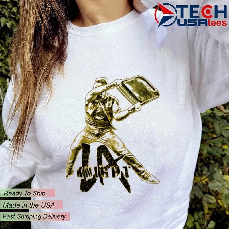 LA Knight Folding Chair silhouette shirt