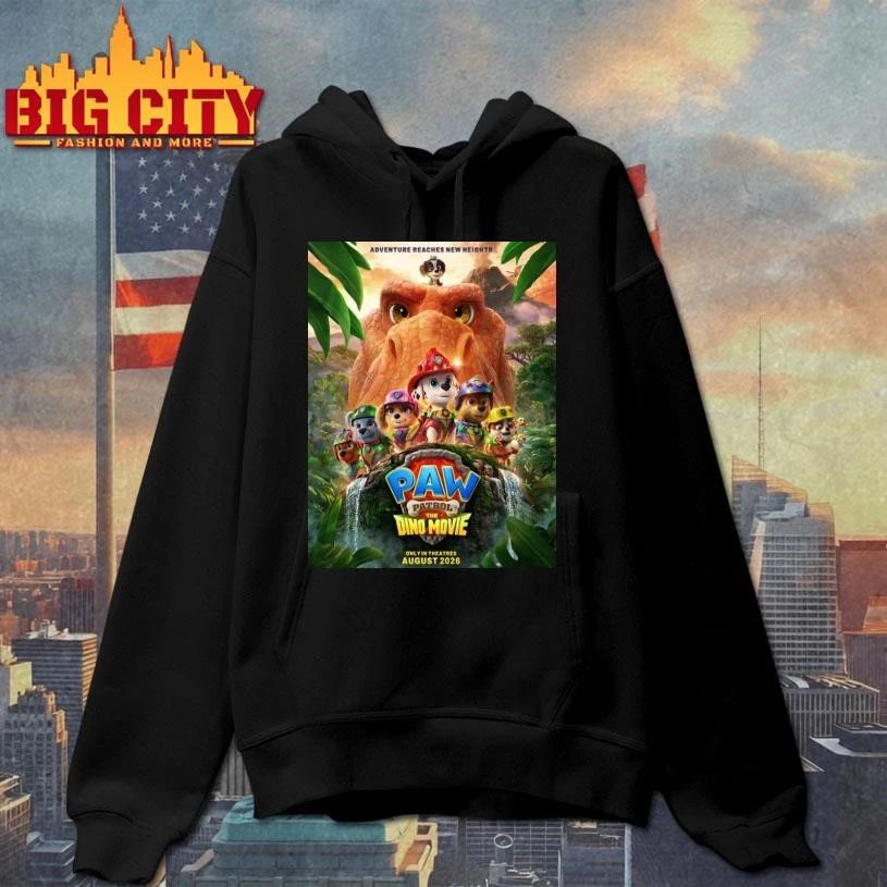 PAW Patrol The Dino Movie 2026 In Theaters August 14 2026 Poster Shirt