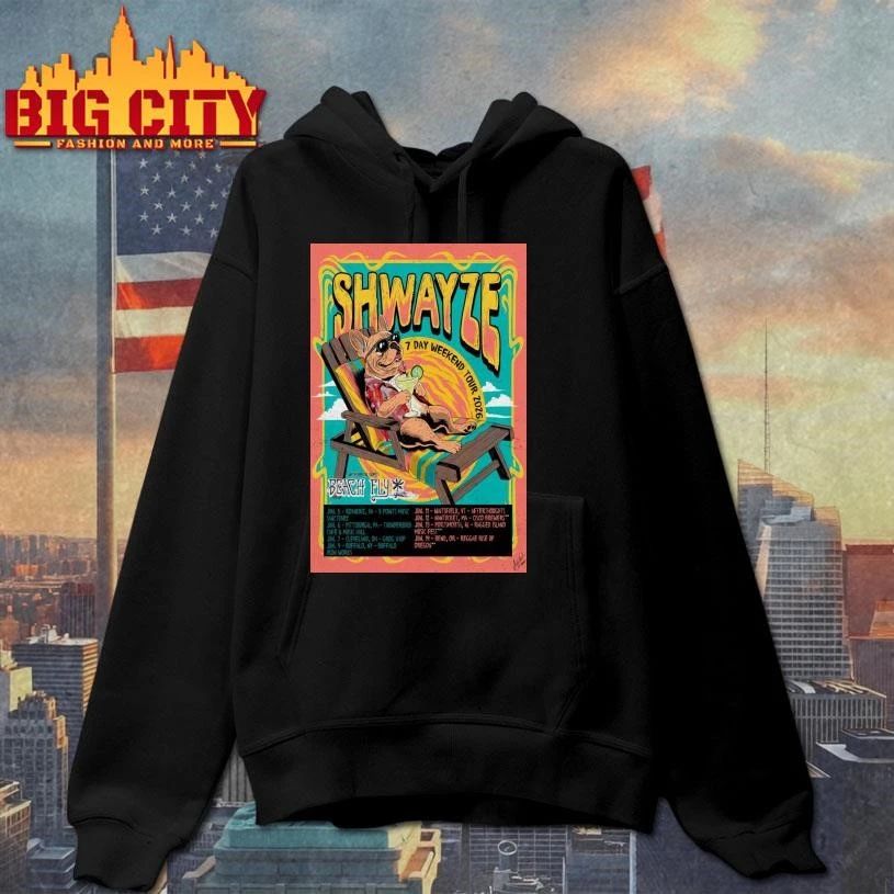 Shwayze 7 Day Weekend Tour 2026 Poster Shirt