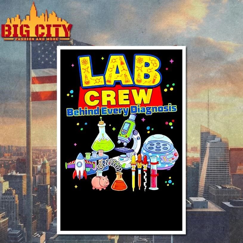 Lab Crew Cute Science Laboratory Diagnostic Lab Week 2026 Shirt