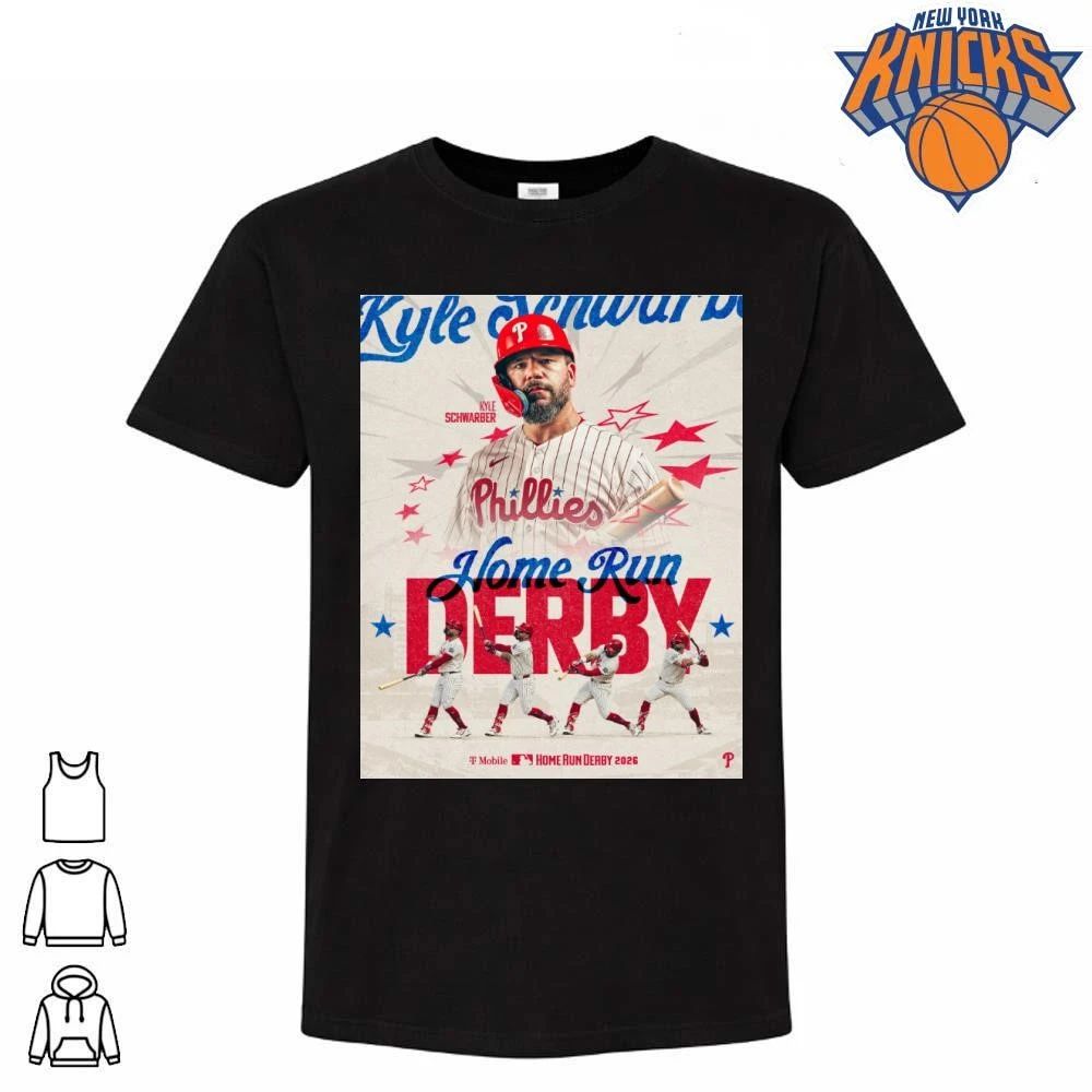 Kyle Schwarber Philadelphia Phillies Home Run Derby 2026 Baseball Shirt