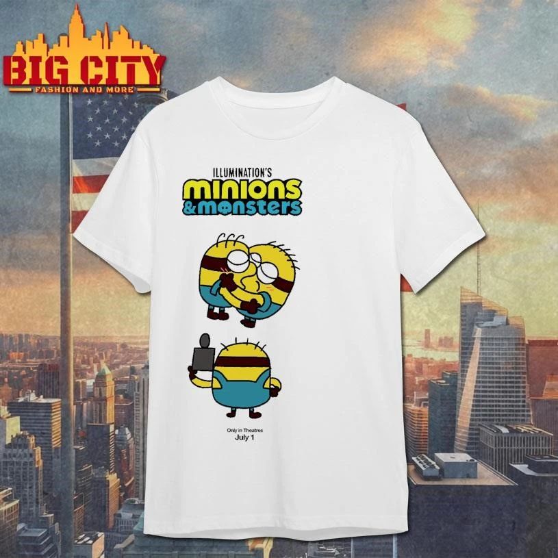 Illumination Minions and Monsters Hugging Only In Theatres July 1 Shirt