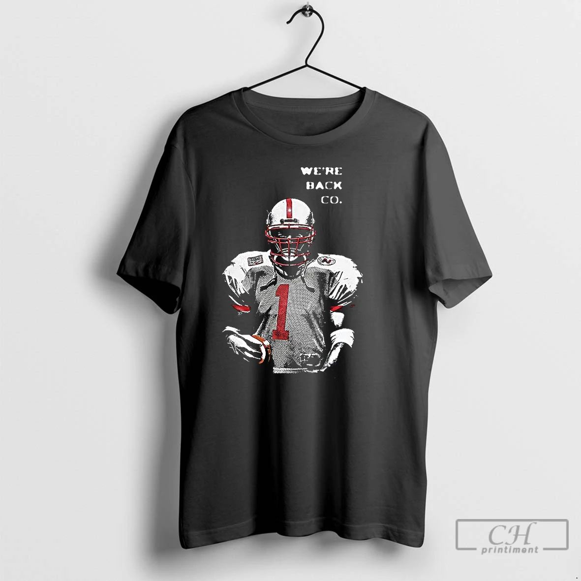 Classic Football Player Number 1 Low Profile Were Back Colorado T Shirts
