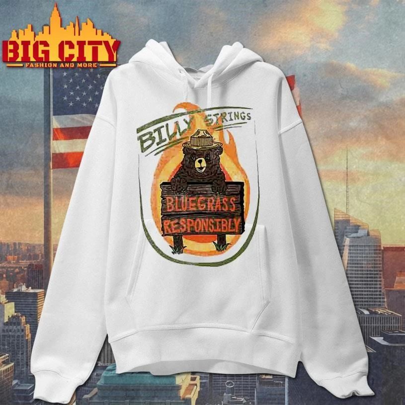 Limited Edition Billy Strings Band Bluegrass Responsibly Shirt