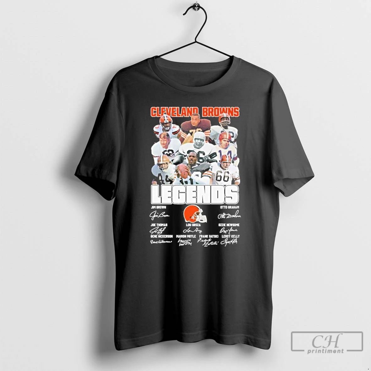 Classic Cleveland Browns Player Legends Signature T Shirts