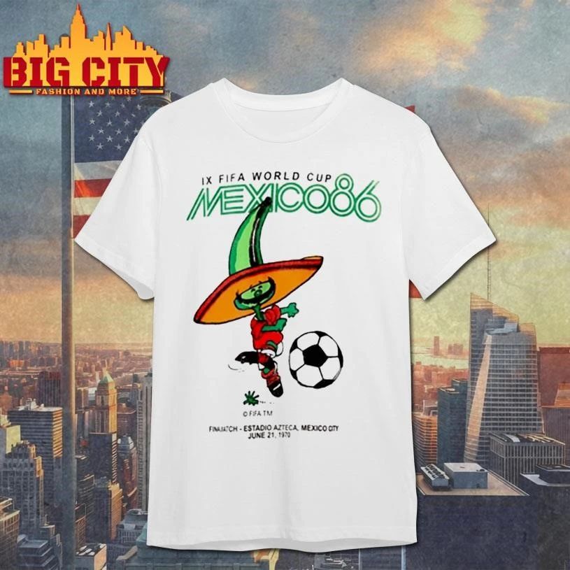 Mexico 86 World Cup Mascot Vintage Shirt